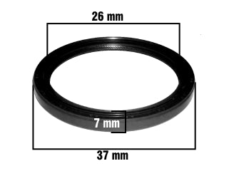 RETENES DIRECCION LIVIANOS FORD / MERCEDES BENZ  - NBR/85-26.00X37.00X7.00-Lx-L_
