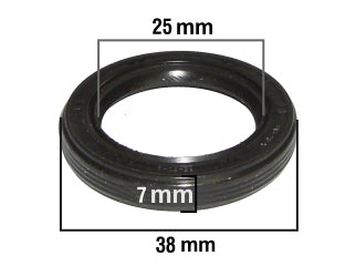 RETENES DIRECCION LIVIANOS RENAULT / ISUZU-NBR/85-25.00X38.00X7.00-A 100-L_