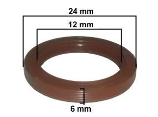RETENES MOTOR LIVIANOS FORD RANGER / CHEVROLET S10/BLAZER / MERCEDES SPRINTER 2.5-2.8 MAXION HS ALTERNADOR 11.9X24X6 MM_