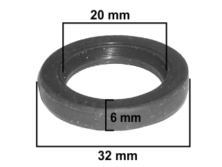 RETENES DIRECCION LIVIANOS FORD / CHEVROLET  - NBR/85-20.00X32.00X6.00-A 100-L_