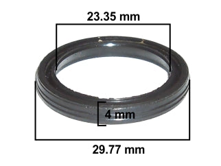 RETENES DIRECCION LIVIANOS FIAT PALIO/SIENA/DUCATO / FORD FOCUS / PEUGEOT BOXER INFERIOR VALVULA DIREC HIDRAUL 23.35X29.77X4MM_