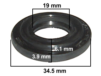 RETENES DIRECCION LIVIANOS VOLKSWAGEN- NBR/85-19.00X34.50X3.9/10.6-A 310-L_