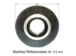 RODAMIENTOS DE CARDAN PESADOS MERCEDES BENZ 1113/1114/1313/1314/1315/1517/1518/1519/2013/2014/2213/2214 DIAMETRO INTERIOR 40MM_