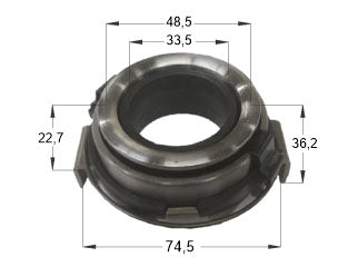 CRAPODINAS DE EMBRAGUES PESADOS TOYOTA ETIOS 1.5 16V CAJA 5TA 12/16_