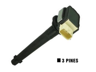 BOBINAS DE ENCENDIDO RENAULT FLUENCE/MEGANE III/LATITUDE 2.0 16V M4R 3 PINES - TIPO LAPIZ_