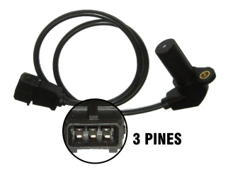 SENSORES DE ROTACION RPM CHEVROLET CELTA 1.0/CORSA/CORSA II/PRISMA/MERIVA 1.4 8V-1.6 8V 3 PINES_