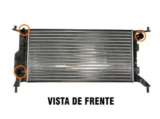 RADIADORES LIVIANOS CHEVROLET CLASSIC SPIRIT 1.4 X14Y CON AA ALETADO 585X305X22MM_