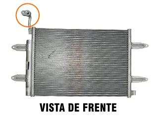 CONDENSADOR AIRE ACONDICIONADO VOLKSWAGEN GOL TREND/VOYAGE/FOX/SURAN/BORA/GOLF/POLO 03/.. 190-PA_