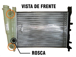 RADIADORES LIVIANOS FIAT UNO 1.3 MPI-1.4-1.5 88/05 SIN AA ALETADO 441X322X28MM_