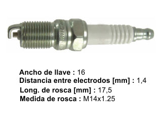BUJIAS DE ENCENDIDO FORD EXPLORER 4.0 CON RESISTOR - PACK X4