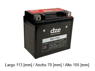 BATERIAS DE MOTOS YTX5L - 12V - 4 AMPERES - CCA: 80A_