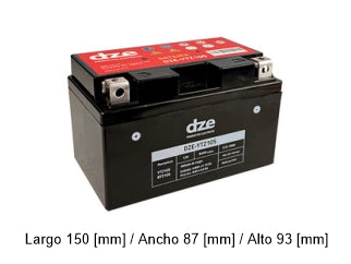 BATERIAS DE MOTOS YTZ10S - 12V - 8.6 AMPERES - CCA: 190A_