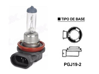 LAMPARAS DE LIVIANOS HALOGENAS LAMPARA ALTA Y BAJA/ANTINIEBLA DELANTERO - 12V 55W PGJ19-2 - PURE LIGHT - PACK X10