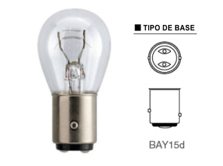 LAMPARAS DE CAMIONES INCANDESCENTES LAMPARA POSICION TRASERA/STOP - 24V 21/5W BAY15D - PACK X10