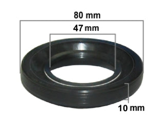 RETENES DIFERENCIAL Y CAJA LIVIANOS TOYOTA HILUX 05/.. RETEN SALIDA SEMIEJE DERECHO NBR 47.00X80.00X10.00/16.00 - A 109-R - GIRO BIDI_