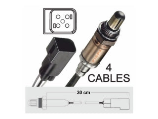 SONDAS LAMBDA FORD ESCORT / MONDEO / FIESTA / KA/ ORION / SIERRALARGO DEL CABLE 40 CM_