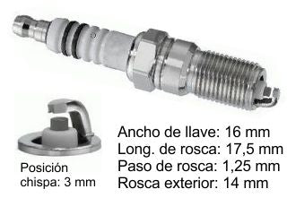 BUJIAS DE ENCENDIDO FORD FIESTA/KA 1.3 8v ENDURA/FALCON/SIERRA - PACK X4