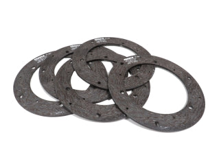 FORROS DE EMBRAGUES PEUGEOT 404/504 2.0D INDENOR / RENAULT 18 2.0/FUEGO / FORD TAUNUS 2.0-2.3 215X145X3.50MM-6 AGUJEROS - PACK X5