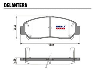 PASTILLAS DE FRENOS LIVIANOS HONDA CIVIC GX 1.8 16V 12/.. DELANTERA SISTEMA SUMITOMO 148.60X59.60X16.30 MM CON PLACA ANTI RUIDO_