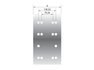 BLOQUES PARA FRENOS PESADOS FORD 1422/1516/1622/1722 / IVECO EUROCARGO TRASERO 4+4-SIST MASTER-ANCHO 177.80MM-ESP 22.17MM_