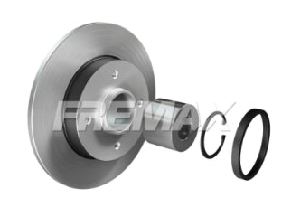 DISCOS DE FRENOS LIVIANOS PEUGEOT 207 1.6 16V-2.0 16V/307 CC-SW/2008 1.6 16-.. TRASERO SOLIDO CON MAZA DIAMETRO 249MM_
