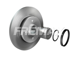 DISCOS DE FRENOS LIVIANOS PEUGEOT 308 CC-GTI/3008/5008 / CITROEN C4/PICASSO 1.6 16V-1.6 THP TRASERO SOLIDO C/MAZA DIAM 268MM - PACK X2