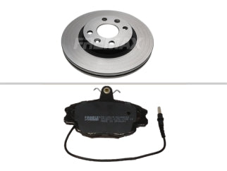 KIT DISCOS+PASTILLAS FRENOS RENAULT CLIO/CLIO II // 3550 X2 - 305A_