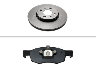 KIT DISCOS+PASTILLAS FRENOS FIAT GRAND SIENA // 1650 X2 - 1482_