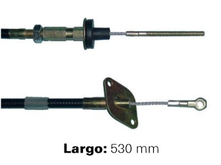 CABLES DE EMBRAGUE LIVIANOS FIAT 128 REGULABLE - APAPTABLE PARA TODOS LOS MODELOS - LARGO 530 MM - FREMEC 20_