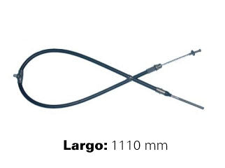CABLES DE EMBRAGUE LIVIANOS FIAT 125/1500/1600 CON ALEMITE - LARGO 1110 MM - FREMEC 33_