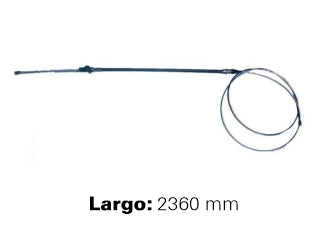 CABLES FRENO DE MANO LIVIANOS FORD FALCON 82/87 CABLE ENSAMBLE FRONTAL - PALANCA  -  LARGO 1490 MM_