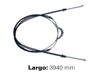 CABLES FRENO DE MANO LIVIANOS FORD FALCON 82/87 FRENO ENTRE RUEDAS CON COMPENSADOR - LARGO 3940 MM - FREMEC 43_
