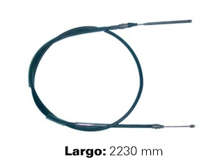 CABLES FRENO DE MANO PESADOS FORD F350 68/80 CABLE ENSAMBLE FRONTAL - PALANCA  -  LARGO 2230 MM_