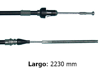 CABLES FRENO DE MANO LIVIANOS CHEVROLET 400 TRAMO DELANTERO - LARGO 2230 MM - FREMEC 65_