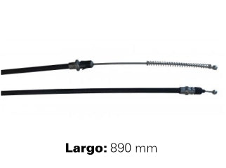 CABLES FRENO DE MANO LIVIANOS CHEVROLET CHEVY 69/73 FRENO TRASERO DERECHO/IZQUIERDO BENDIX - LARGO 890 MM - FREMEC 69_