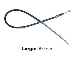 CABLES FRENO DE MANO LIVIANOS CHEVROLET CHEVY 74/78 FRENO TRASERO DERECHO/IZQUIERDO TENSA - LARGO 950 MM - FREMEC 70_