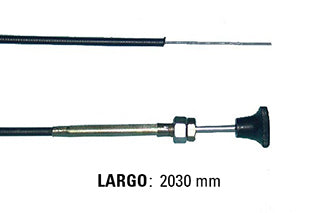 CABLES APERTURA CAPOT LIVIANOS PEUGEOT 404/504 CON MANIJA - LARGO 2030 MM - FREMEC 93_