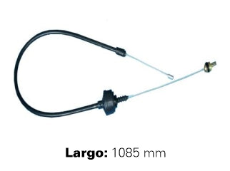 CABLES DE EMBRAGUE LIVIANOS RENAULT 9/11 81/.. CABLE DESNUDO - PIEZA METALICA - LARGO 1085 MM - FREMEC 148_