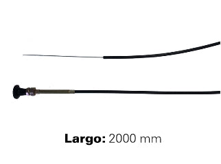 CABLES CEBADOR UNIVERSAL - CAPOT/CEBADOR - CON VAINA DE ACERO - LARGO 2000 MM - FREMEC 177_