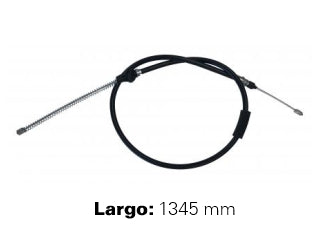 CABLES FRENO DE MANO LIVIANOS FORD F100 81/84 FRENO TRASERO IZQUIERDO - LARGO 1345 MM - FREMEC 184_