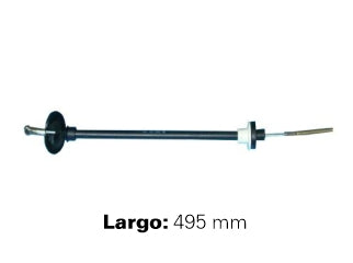 CABLES DE EMBRAGUE LIVIANOS FIAT 147/FIORINO 1.1 CABLE CORTO  -  LARGO 495 MM_