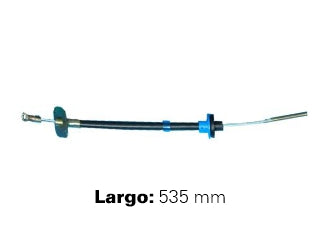CABLES DE EMBRAGUE LIVIANOS FIAT 128 SUPER EUROPA  -  LARGO 535 MM_