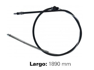 CABLES FRENO DE MANO PESADOS FORD F350 85/87 FRENO TRASERO DERECHO/IZQUIERDO - LARGO 1890 MM - FREMEC 218_