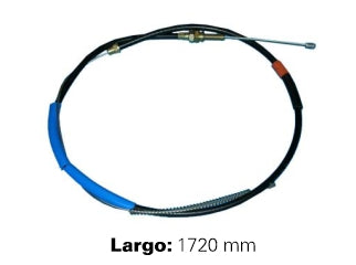 CABLES FRENO DE MANO LIVIANOS PEUGEOT 505 86/91 FRENO TRASERO IZQUIERDO A CAMPANA GAMA - LARGO 1720 MM - FREMEC 229_