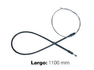 CABLES DE ACELERADOR LIVIANOS PEUGEOT 504 COMPLETO - VAINA METALICA - LARGO 1100 MM - FREMEC 240_