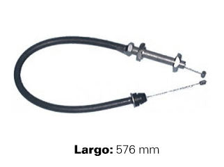 CABLES DE ACELERADOR LIVIANOS PEUGEOT 504 DIESEL ../90 LARGO 576 MM_