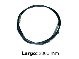 CABLES FRENO DE MANO LIVIANOS FIAT UNO/DUNA/FIORINO 1.5-1.6 SPI FRENO A CAMPANA - LARGO 2865MM_