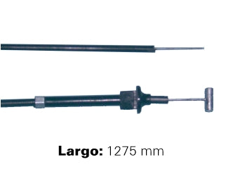CABLES CEBADOR FIAT 147/SPAZIO/FIORINO/BRIO SIN PERILLA - SIN TESTIGO - LARGO 1275 MM_