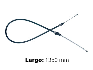 CABLES FRENO DE MANO LIVIANOS CHEVROLET C10/SILVERADO SEVEL 86/91 FRENO TRASERO IZQUIERDO - LARGO 1350 MM - FREMEC 338_