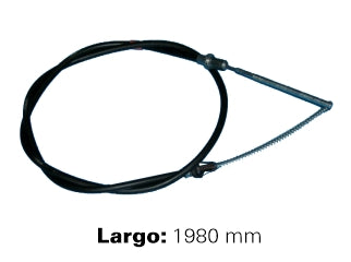 CABLES FRENO DE MANO LIVIANOS CHEVROLET C10/SILVERADO SEVEL 86/91 FRENO TRASERO DERECHO - LARGO 1980 MM - FREMEC 339_